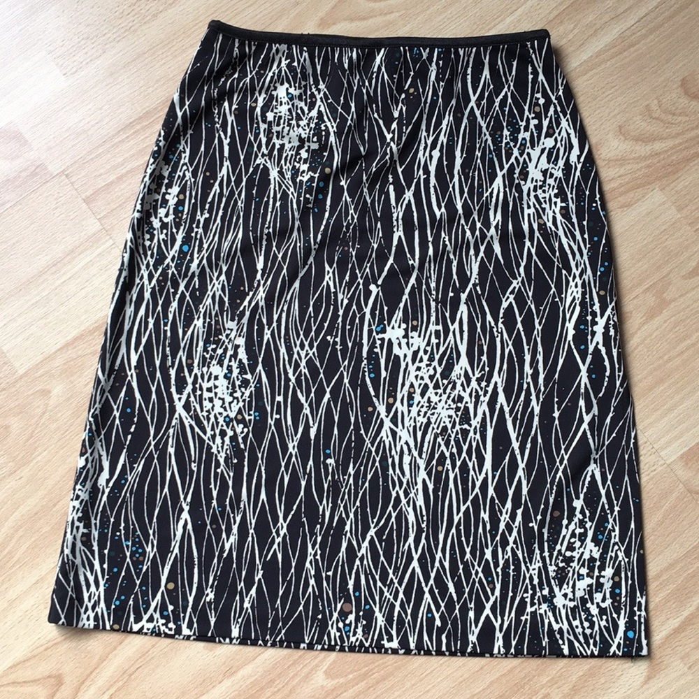 Kenneth Cole Marble Print Knit Skirt